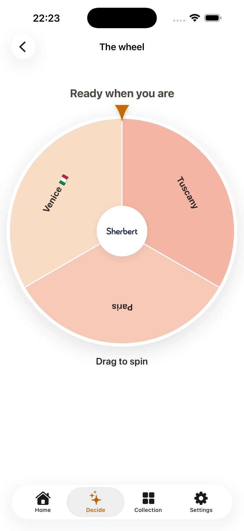 Sherbert roulette